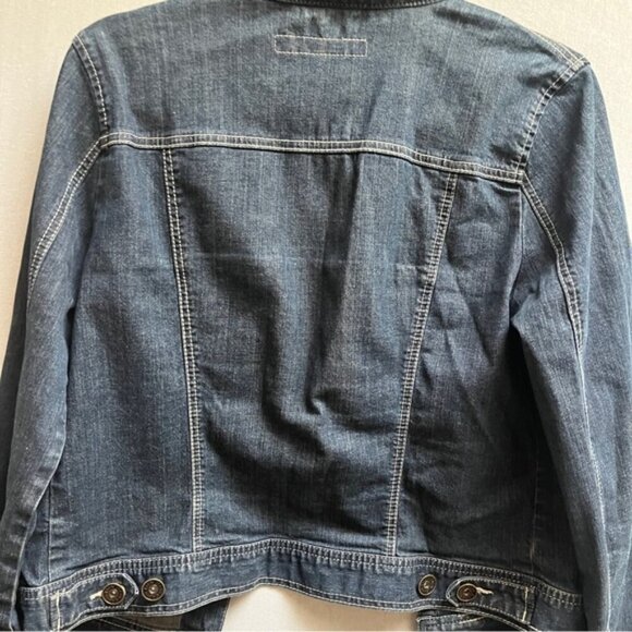 Calvin Klein denim button jacket Sz M - Picture 3 of 10